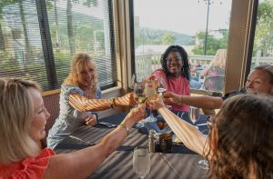 cheers - enjoy dining at Wintergreen